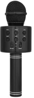 JG Microfono karaoke Bluetooth, funzione di registrazione, uscita audio AUX - MicroSD e USB