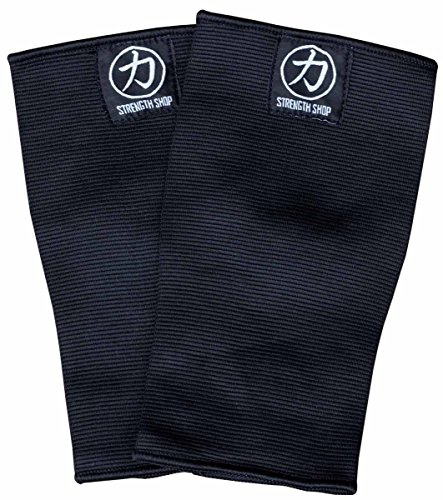 Strength Shop Hercules Kniebandage, einlagig, Schwarz , Large
