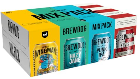 BrewDog Mixed Pack Beer, 12 x 330ml