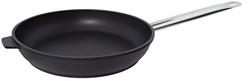 Padella professionale 24cm in alluminio presofuso manico acciaio ilsa