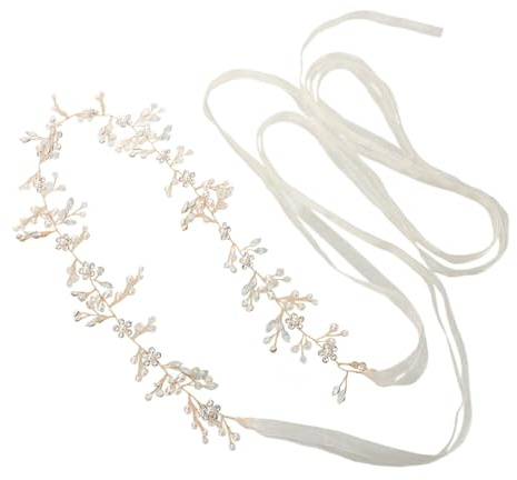 Amosfun Brautgürtel für Frauen Kleid Hochzeitskleid Gürtel für Braut Kristall Strass Schärpe Hochzeitsgürtel
