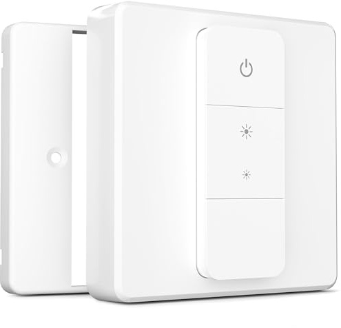 IYOKI® Classic Switch Cover for Philips Hue Dimmer V2, 1-Gang (1-Pack) | Single (1-Gang) Light Switch Cover for Dimmer V1, Pack of 1, Dimmer not included