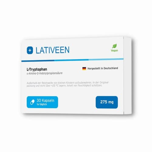 Lativeen | Mit Johanneskraut | 30 Kapseln hochdosiert | Für Erwachsene Personen | Made in Germany