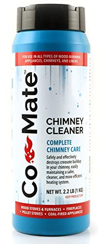 Co-Mate Chimney Cleaner (2.2 lb.) - Complete Chimney Care, Removes Creosote, Reduces Emissions, Protects Against Corrosion