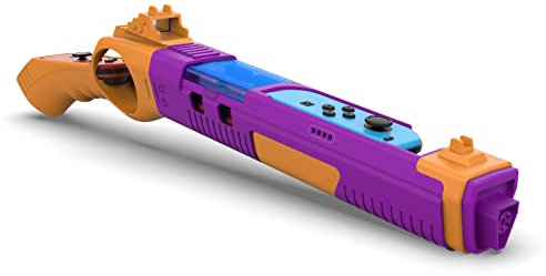GH Shooting Game Gun Controller for Nintendo Switch / Switch OLED Hunting Games, Call of Juarez, Sniper Elite 3, Big Buck Hunter, Resident Evil, Hunting Simulator, Doom 4, Splatoon 2 Purple and Yellow