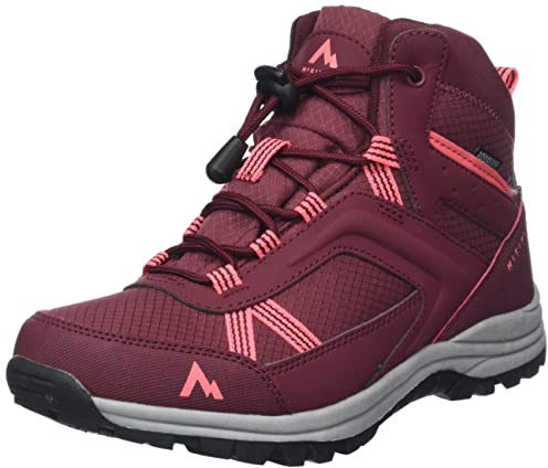McKinley Jungen Unisex Kinder Maine II Wanderstiefel, Red Wine/Charcoal/Re, 28 EU
