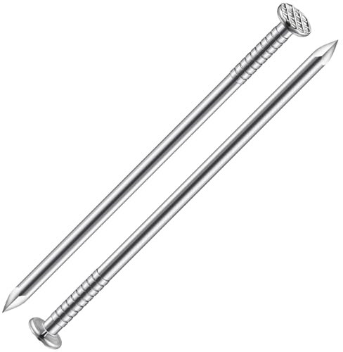 Wensilon Chiodi lunghi in acciaio inox 304 da 8,9 cm, per appendere le pareti, tasselli e chiodi lunghi, 29 pezzi
