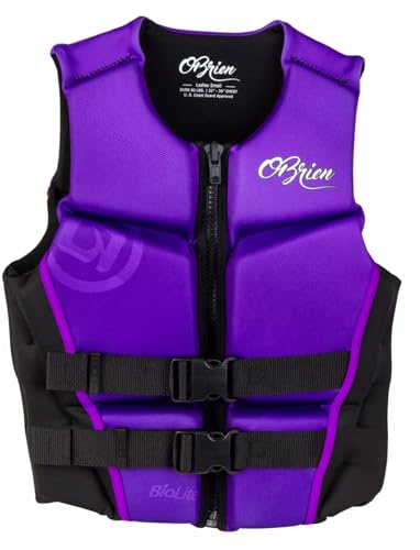 O'Brien Womens Flex V-Back LTD Life Jacket - US Coast Guard Approved Level 70 Buoyancy - Water Sports Activity Including Boating, Paddle, Skiing, Surfing & Swimming