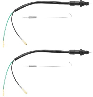 YINETTECH Lot de 2 interrupteurs de feu stop pour moto avec ressort universel à l'arrière Compatible avec Honda Compatible avec les accessoires de vélo Kawasaki