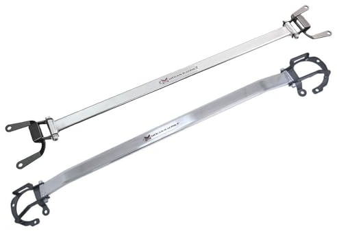 Megan Front & Rear Upper (Concealed) Strut Tower Brace Bar for Gen2 22+ BRZ GR86 (MR-SB-SFR12FU-1P+SI15RU-1P-V2)