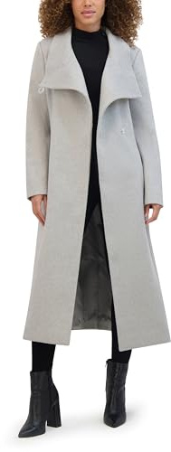 Kenneth Cole Women's Outerwear Coat,light grey,10