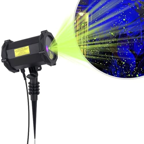 Projecteur lumineux d'extérieur, guirlande lumineuse intérieure et extérieure, lumière de luciole mobile LED, éclairage d'allée, projecteur d'étoiles de Noël avec télécommande pour festival, Halloween