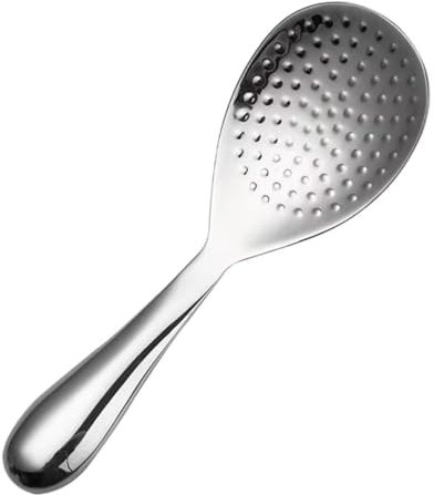 NOLITOY Cucchiaio Da Riso Antiadente Inossidabile Mestolo Spesso e Pratico Per Cucina e Ristoranti Design Creativo e Facile Da Pulire Per Servire Riso e Piatti Caldi