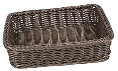 Panier à Café Pain Tressé Couleur Pp pour Fruits et Légumes | Panier de Rangement Créatif, Usage Supermarché et Pendaison de Crémaillère, Affichage Solide