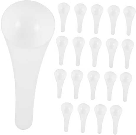 IMIKEYA 20pezzi Cucchiaio Dosatore in Plastica Misurini per Detersivo in Polvere Utensili da Cucina per Pesare Alimenti e Bucato