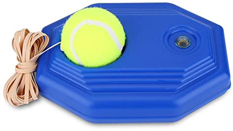 Picysa Ensemble D'entraîneur de Dos de Balle de Tennis avec Cordon élastique en Caoutchouc pour S'entraîner avec Une Seule Personne, Dispositif de Rebond de Tennis Autodidacte