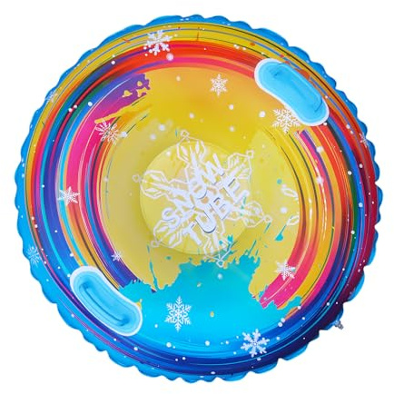 Slittino Gonfiabile - Resistente al Freddo 85 cm - Dotato Di Maniglie Tubo Gonfiabile Per Slittare,per Attività Invernali all'Aperto Familiari Divertimento sulla Neve