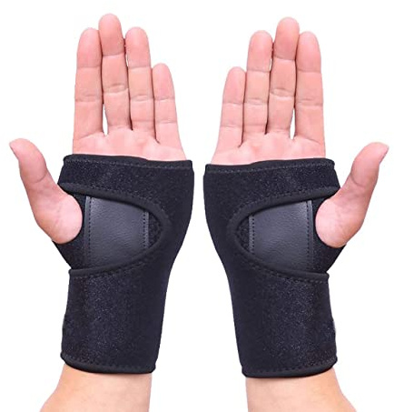 Hotcakes Wrist Supports (2PCS) for Carpal Tunnel Syndrome, Arthritis and Tendonitis – Breathable Hand and Wrist Brace Provides Wrist Splint for Joint Pain