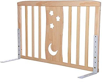 Sywlwxkq Baby-Laufstall, vertikal anhebende Sicherheit, Bettgitter, Kinder-Kleinkind-Holz-Bett-Stoßfänger-Spielzeug (Größe : 98cm)