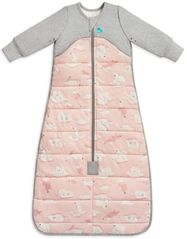 Love to Dream Extra Warm Baby Sleep Bag, Super Soft Temp Regulating Sleeping Sack, 3.5TOG Warm Wearable Blanket, 6-18 M, Pink