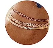 FUNEIA Fußkette Gold Damen 14K Vergoldet Boho Perlen Fußkettchen Mode Mehrschichtige Forever Herz Pearl CZ Fußkettchen Set Wasserfest Verstellbar Strand Fuß Schmuck für Frauen und Mädchen