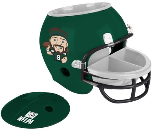 New York Jets NFLPA American Football Snack Helm Helmet ** Aaron Rodgers **