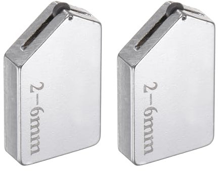 HARFINGTON 2Pcs Glass Cutter Replacement Heads 2mm-6mm Tungsten Carbide Replacement Cutting Blades Replacement Cutter Head for Glass Cutter Tool