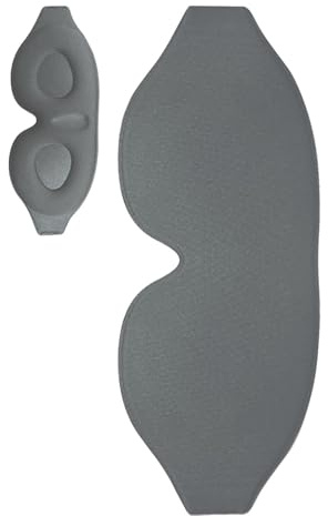 Kopfband zum Schlafen, Augenschutz zum Schlafen, ergonomischer Reiseschlafbezug, konturierter Schlafbezug | lichtblockierende Augenklappe für die Schlafaugen mit verstellbarem Gurt