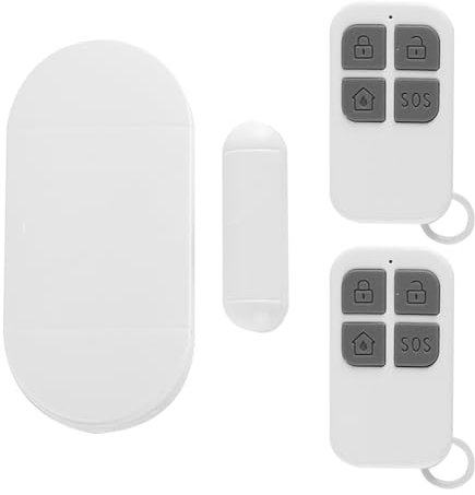 ZONADAH Capteur d'alarme de Porte, Alarme d'entrée, Alarme antivol, Alarme à Distance sans Fil, Alarme de fenêtre, 2 télécommandes, capteur d'alarme 130 DB, Magasin, sécurité des Enfants