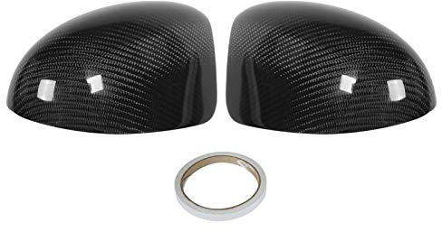 Brilluxa Coperchio Specchio, Set Di Tappi Di Retrovisore, Compatibile Con Mini R53 JCW 2002-2006, Guscio O Specchio In Fibra Di Carbonio, Rivestimento Per Alloggiamento Specchio