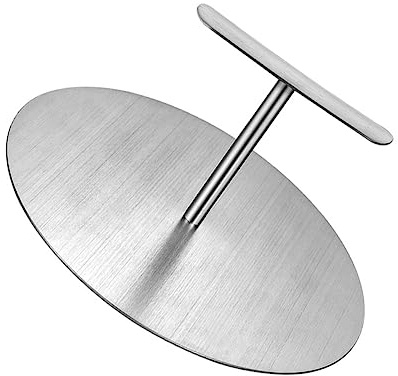 BESTonZON Pressa per Hamburger Professionale in Acciaio Inossidabile per Cucina Domestica e Fast Food, Pressa per Carne Multifunzione Compatta e Maneggevole, Schiaccia-Hamburger Sicura e Durevole