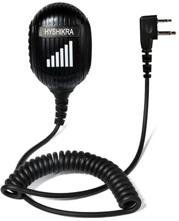Microfono a spalla rinforzato di grandi dimensioni, microfono con PTT | per Midland G7 Pro G8 G9 Pro M24 M24 Plus M48 M99 G6 XT G7 XTR Radio bidirezionale