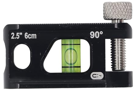 Dioche Livello per Tubi Livello per Tubi Magnetico per in Alluminio Pressofuso da 2,5 Pollici - Strumento Accurato per Lavori di Acqua Ed elettricità con Potente Presa Magnetica