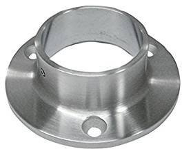 Bayram® 1 unidades Acero Inoxidable pared Brida Diámetro 33,7 de 48,2 Fitting pared conector Soporte de pared Tubo Soporte inox Bayram® 1 unidades