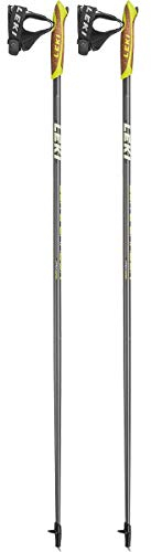 LEKI Elite Carbon Nordic-Walking-Stock (Paar), Grey, 120 cm