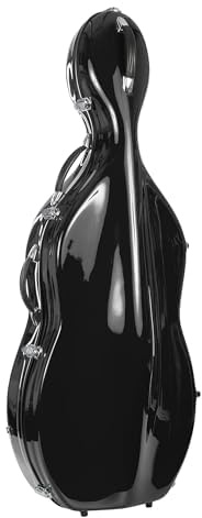 Cellokoffer Fiberglass 4/4 Classic schwarz M-case