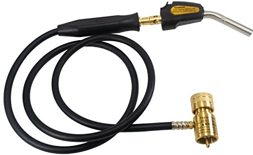 Appli Parts APHT-3SW Hand Torch with Hose and Igniter Lighter for Soldering Brazing with Map and Propane Fuel for Plumbing air Conditioning Refrigeration and More