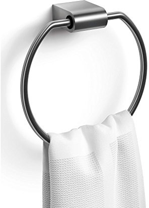 ZACK 40423 ATORE Handtuchring, Edelstahl matt