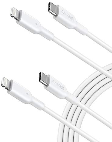 Anker iPhone 12 Charger Cable, USB C to Lightning Cable [6ft, 2-Pack] PowerLine II for iPhone 12/11 Pro/X/XS/XR/XS Max / 8/8 Plus, Supports Power Delivery (6ft)