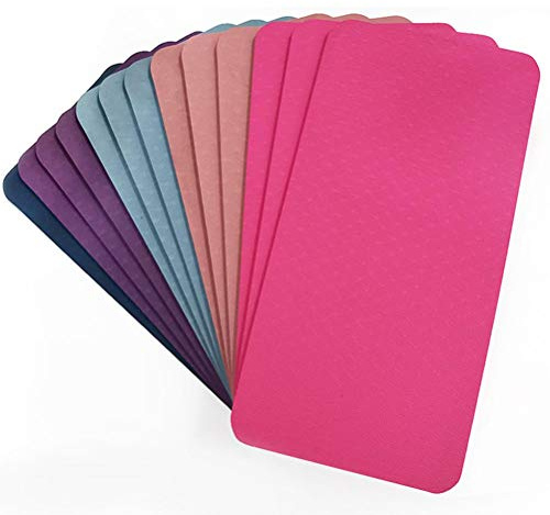 Vintagen TPE Yogamatte rutschfeste Gymnastikmatte Trainingsmatte Trainingsmatte Leichte Yogamatte Sportmatte für Yoga Pilates Sporttraining
