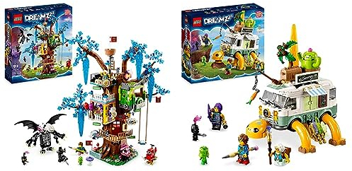 LEGO 71461 DREAMZzz Fantastisches Baumhaus Set & 71456 DREAMZzz Mrs. Castillos Schildkrötenbus