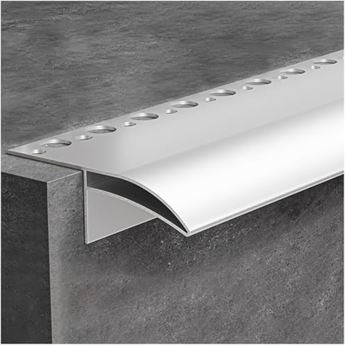 LXLZYXSF Remate De Goterón para Alféizar De Ventana, Aluminio Listón De Moldura De Borde De Tejado Deflector De Lluvia para Aleros De Pared, Barandilla De Goteo(L-120cm/47.2/3.9ft)