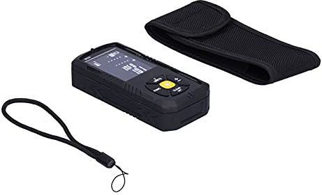 Télémètre Professionnel 50 m, Outil de Mesure Haute précision avec écran OLED 2,4 Pouces, Plusieurs Modes de Mesure pour travaux d'ingénierie, d'arpentage et de Construction, Noir