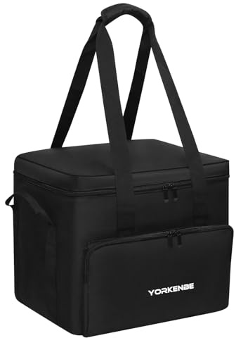 Yorkenbe Funda de transporte compatible con Jackery Explorer 2000 V2, bolsa de almacenamiento portátil acolchada resistente al agua, para viajes en caravana, camping al aire libre