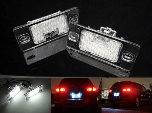 2x LED Kennzeichenbeleuchtung weiß Canbus für Cayenne 955 957 Touareg 7L Tiguan Passat 3B6 Golf V Kombi