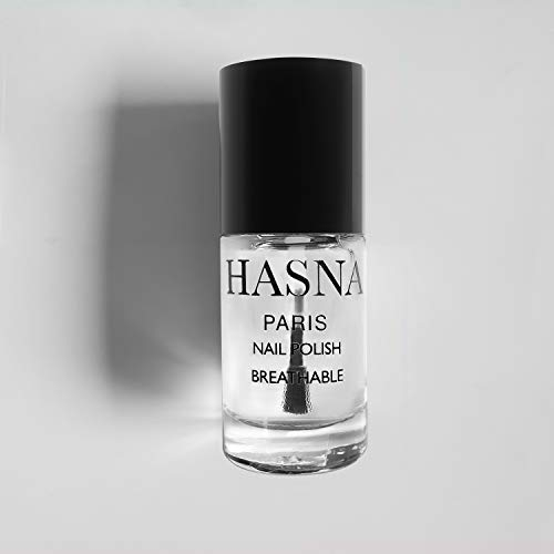 Hasna Paris - Vernis à Ongles Halal - Éco-Responsable - Brillance et Longue Tenue - Facile à Appliquer - 6ml (TOP & BASE)