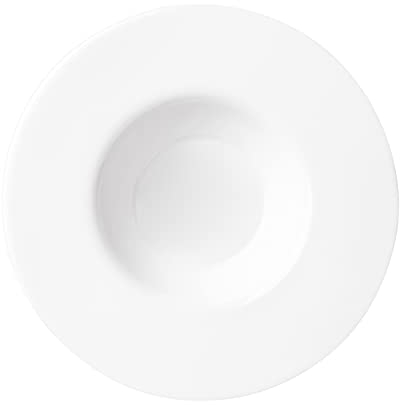 BORMIOLI ROCCO 767105 Grangusto Piatto Risotto, Opale, Bianco, 27 Cm, Vetro