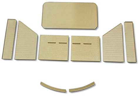 Habillage de foyer pour poêles à cheminée TT22 de Termatech - vermiculite - 9 pièces