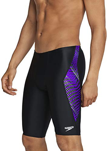Speedo Traje de baño Jammer Powerflex para Hombre, Estampado de Colores del Equipo