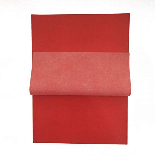 Kohlepapier, 100 Blatt, Premium-Qualität, handkopiert, langlebig, Rot